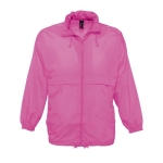 Günstige wasserdichte Unisex-Windjacke, 210 g/m2, SOL'S Surf farbe pink