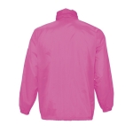 Günstige wasserdichte Unisex-Windjacke, 210 g/m2, SOL'S Surf farbe pink Rückansicht