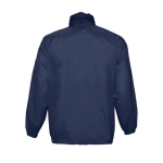 Günstige wasserdichte Unisex-Windjacke, 210 g/m2, SOL'S Surf farbe dunkelblau Rückansicht