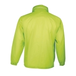 Günstige wasserdichte Unisex-Windjacke, 210 g/m2, SOL'S Surf farbe neongrün Rückansicht