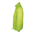 Günstige wasserdichte Unisex-Windjacke, 210 g/m2, SOL'S Surf farbe neongrün seitliche Ansicht