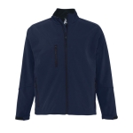 Softshell Jacke bedrucken aus Polyester, 340 g/m2, SOL'S Relax farbe ultramarinblau dritte Ansicht