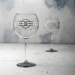 Mehrweg-Glas für Wein oder Gin Tonic, Logo im Rundum-Druck, 650 ml farbe transparent