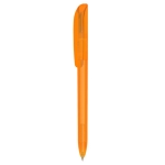 Moderner BIC-Kugelschreiber mit Clip und blauer Tinte farbe orange