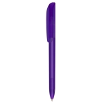 Moderner BIC-Kugelschreiber mit Clip und blauer Tinte farbe violett