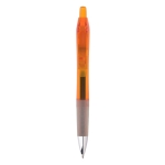 BIC-Kugelschreiber mit Einzug, um Flecken in der Tasche zu vermeiden farbe orange-transparent