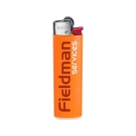 Feines elegantes Feuerzeug der Marke BIC® für Festivals bedrucken farbe orange