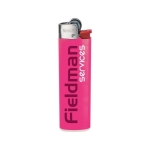 Feines elegantes Feuerzeug der Marke BIC® für Festivals bedrucken farbe rosa