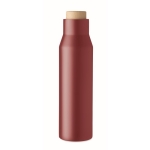 Auslaufsichere Thermoflasche aus Edelstahl für Werbeaktion, 500ml farbe bordeaux