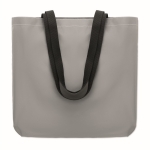 Bedruckbare Stofftasche aus reflektierendem 190D-Polyester farbe mattsilber