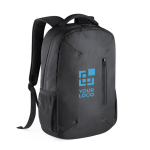 Hochwertiger Laptop-Rucksack aus Nylon mit Logo bedrucken, 15'' Ansicht mit Druckbereich