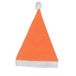 Klassische Weihnachtsmannmütze in verschiedenen Farben farbe orange