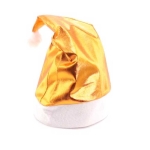 Weihnachtsmütze aus Polyester in Gold oder Silber, Santa Shiny farbe gold sechste Ansicht