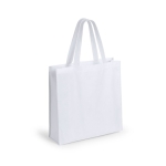 Non-Woven-Tasche mit mattem Finish und Laminierung, 110 g/m2 farbe weiß erste Ansicht