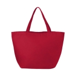 Mehrzweck Non-Woven-Tasche als Merchandising bedrucken, 80 g/m2 farbe rot zweite Vorderansicht