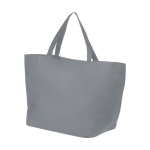 Mehrzweck Non-Woven-Tasche als Merchandising bedrucken, 80 g/m2 farbe grau zweite Vorderansicht