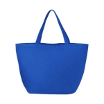 Mehrzweck Non-Woven-Tasche als Merchandising bedrucken, 80 g/m2 farbe köngisblau zweite Vorderansicht