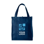 Günstige Non-Woven-Tasche mit Logo bedruckbar, 80 g/m2 Ansicht mit Druckbereich