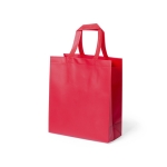 Solide Non-Woven-Tasche in matter Farbe, Kragkraft: 15 kg, 110 g/m2 farbe rot erste Ansicht