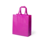 Solide Non-Woven-Tasche in matter Farbe, Kragkraft: 15 kg, 110 g/m2 farbe pink erste Ansicht