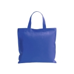 Farbige Non-Woven-Tasche mit kurzen Henkeln, 80 g/m2 farbe blau erste Ansicht