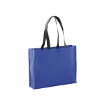 Stabile Non-Woven-Tasche in lebendigen Farben, 100 g/m2 farbe blau erste Ansicht