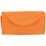 Faltbare Non-Woven-Tasche mit Klettverschluss, 80 g/m2 farbe orange