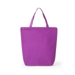 Non-Woven-Tasche mit Reißverschluss für Einkauf, 90 g/m2 farbe pink erste Ansicht