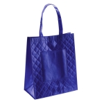 Stabile laminierte Non-Woven-Tasche, Tragkraft: 7 kg, 160 g/m2 farbe blau