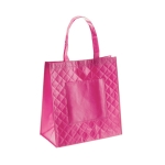 Stabile laminierte Non-Woven-Tasche, Tragkraft: 7 kg, 160 g/m2 farbe pink erste Ansicht