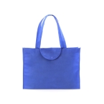 Günstige faltbare Non-Woven-Tasche, Tragkraft: 9 kg, 90 g/m2 farbe blau zweite Ansicht