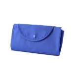 Günstige faltbare Non-Woven-Tasche, Tragkraft: 9 kg, 90 g/m2 farbe blau vierte Ansicht