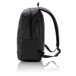 Laptoprucksack aus Polyester-600D mit USB-Port für Powerbank, 15” farbe schwarz dritte Ansicht