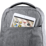 Widerstandsfähiger Laptoprucksack mit Diebstahlschutz, 15'' farbe grau siebte Ansicht