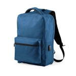 Laptoprucksack mit Diebstahlschutz und RFID-Fach, 15'' farbe blau erste Ansicht