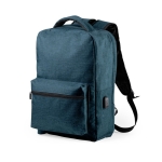 Laptoprucksack mit Diebstahlschutz und RFID-Fach, 15'' farbe marineblau erste Ansicht