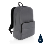 Ökologischer Laptop-Rucksack mit Stiftschlaufen und AWARE, 15.6” farbe grau