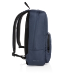 Ökologischer Laptop-Rucksack mit Stiftschlaufen und AWARE, 15.6” farbe marineblau dritte Ansicht