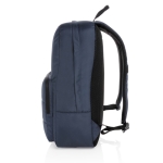 Ökologischer Laptop-Rucksack mit Stiftschlaufen und AWARE, 15.6” farbe marineblau fünfte Ansicht