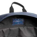 Ökologischer Laptop-Rucksack mit Stiftschlaufen und AWARE, 15.6” farbe marineblau sechste Ansicht