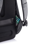 Recycelter Diebstahlschutz-Rucksack für Laptop mit Reflektoren, 15,6'' farbe grau zehnte Ansicht