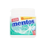 Mentos White Kaugummi Green Mint, Dose mit 75 Stück farbe weiß