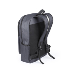 Laptop-Rucksack aus Polyester mit 2 Fronttaschen, 15” farbe grau zweite Ansicht