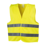 Polyester-Sicherheitsweste mit hoher Logo-Sichtbarkeit, XL farbe gelb