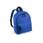 Gepolsterter Rucksack für Kinder aus stabilem 600D-Polyester farbe blau erste Ansicht