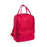 Rucksack aus Polyester 600D mit robusten Griffen für Kunden farbe rot