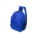 Gepolsterter Rucksack aus Polyester mit verschiedenen Taschen farbe blau erste Ansicht