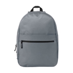 Hochwertiger strapazierfähiger Polyester-Rucksack 600D, Masterpiece farbe grau Vorderansicht