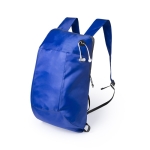 Faltbarer Rucksack aus 210D Polyester in attraktiven Farben farbe blau vierte Ansicht