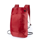 Faltbarer Rucksack aus 210D Polyester in attraktiven Farben farbe rot erste Ansicht